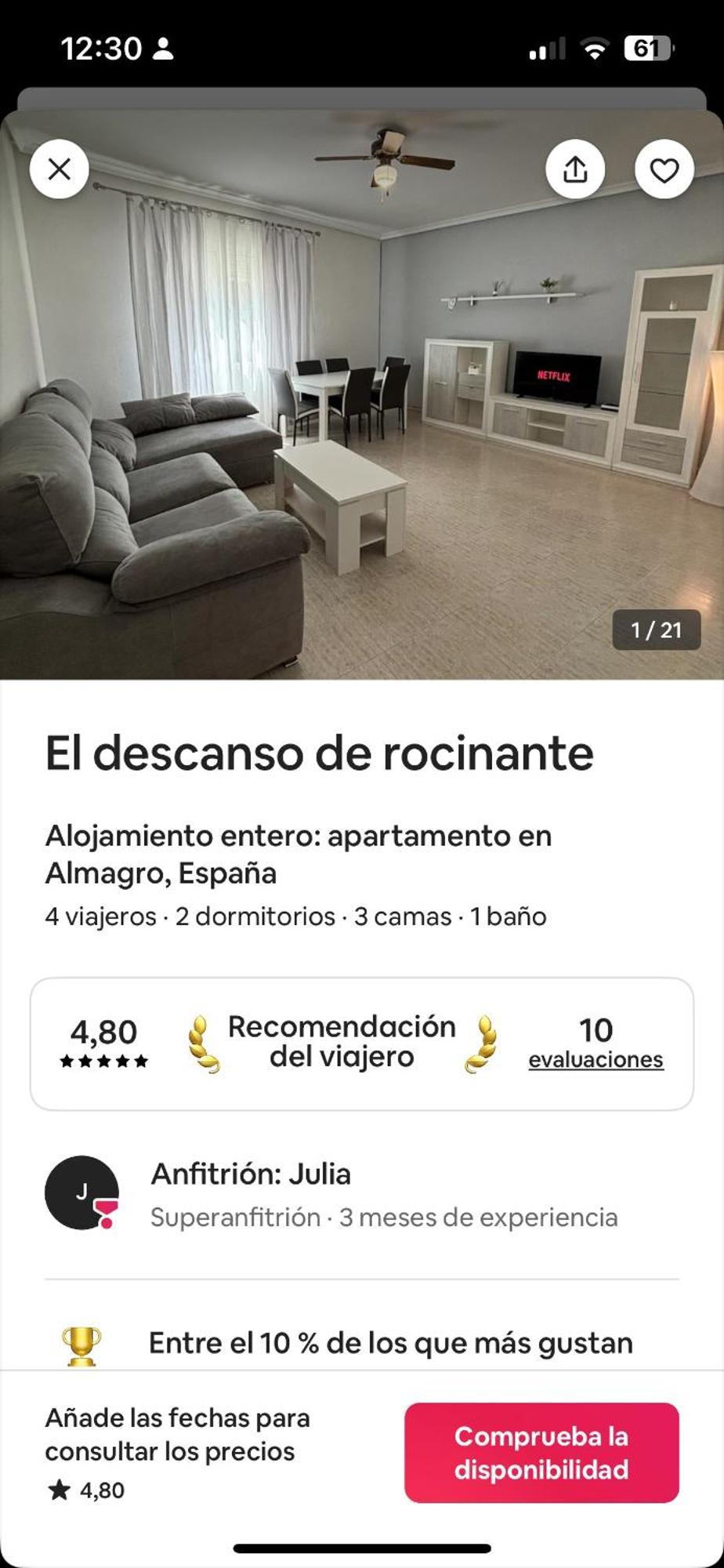 El Descanso De Rocinante Appartement